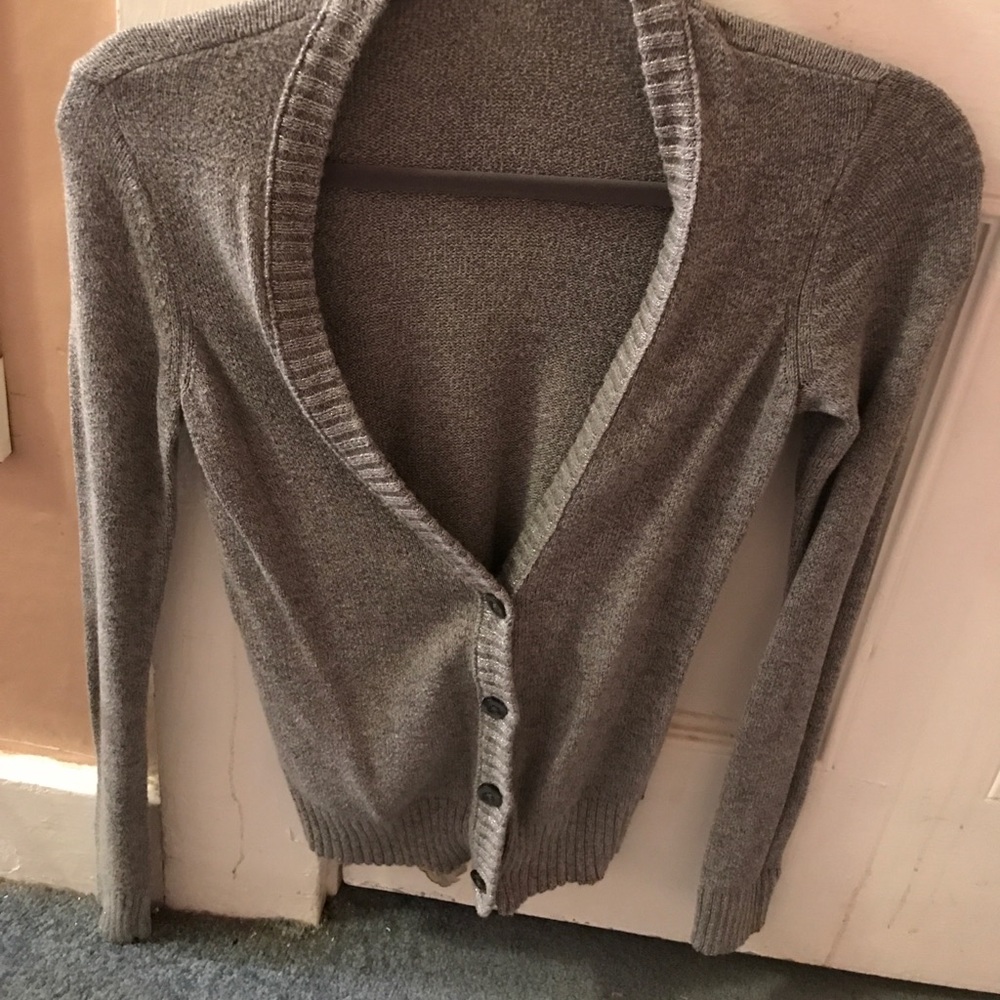American eagle grey cardigan
