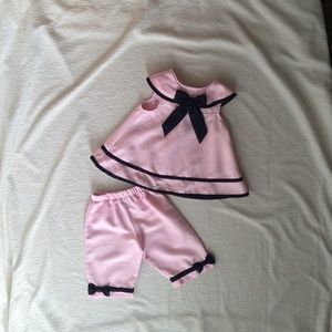 Rare Editions Pink & Blue Nautical Dress & Capris Rare Editions Pink & Blue Nautical Dress & Capris