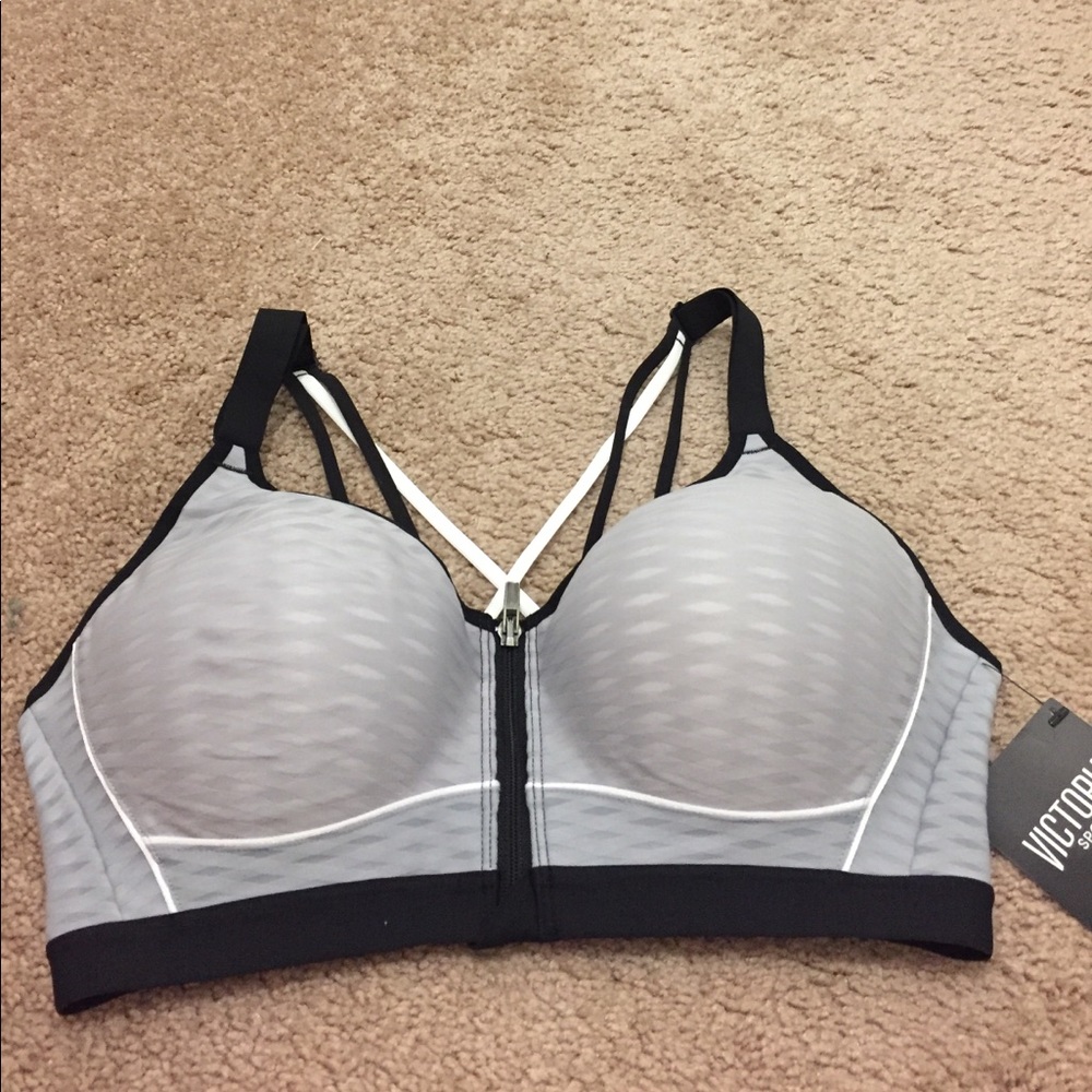 Gray VS sports bra