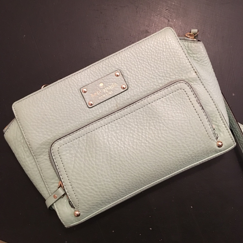 Kate Spade mint green crossbody