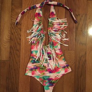 Montce Colorful Fringe One Piece