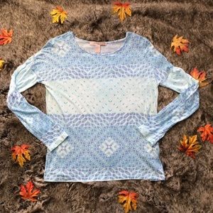 Forever 21 Geometric Design Long Sleeve Shirt