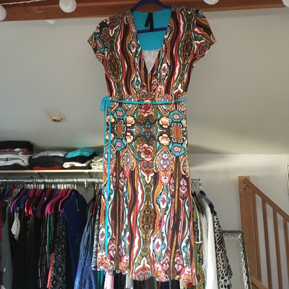 Desigual V Neck Dress