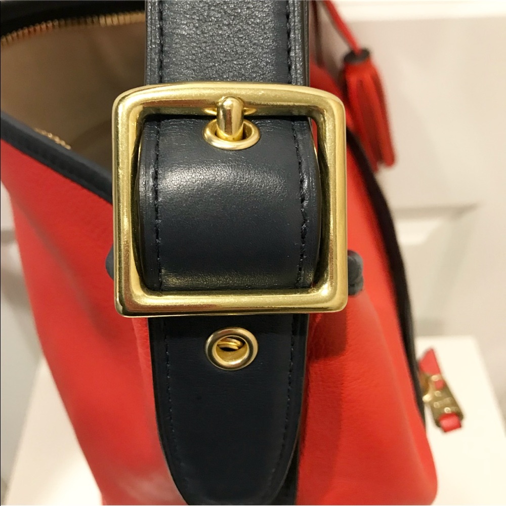 COACH Large Legacy Colorblock Handbag - Picture 9 of 16