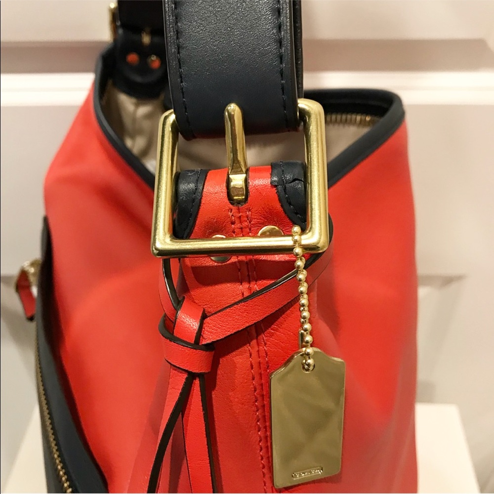 COACH Large Legacy Colorblock Handbag - Picture 10 of 16
