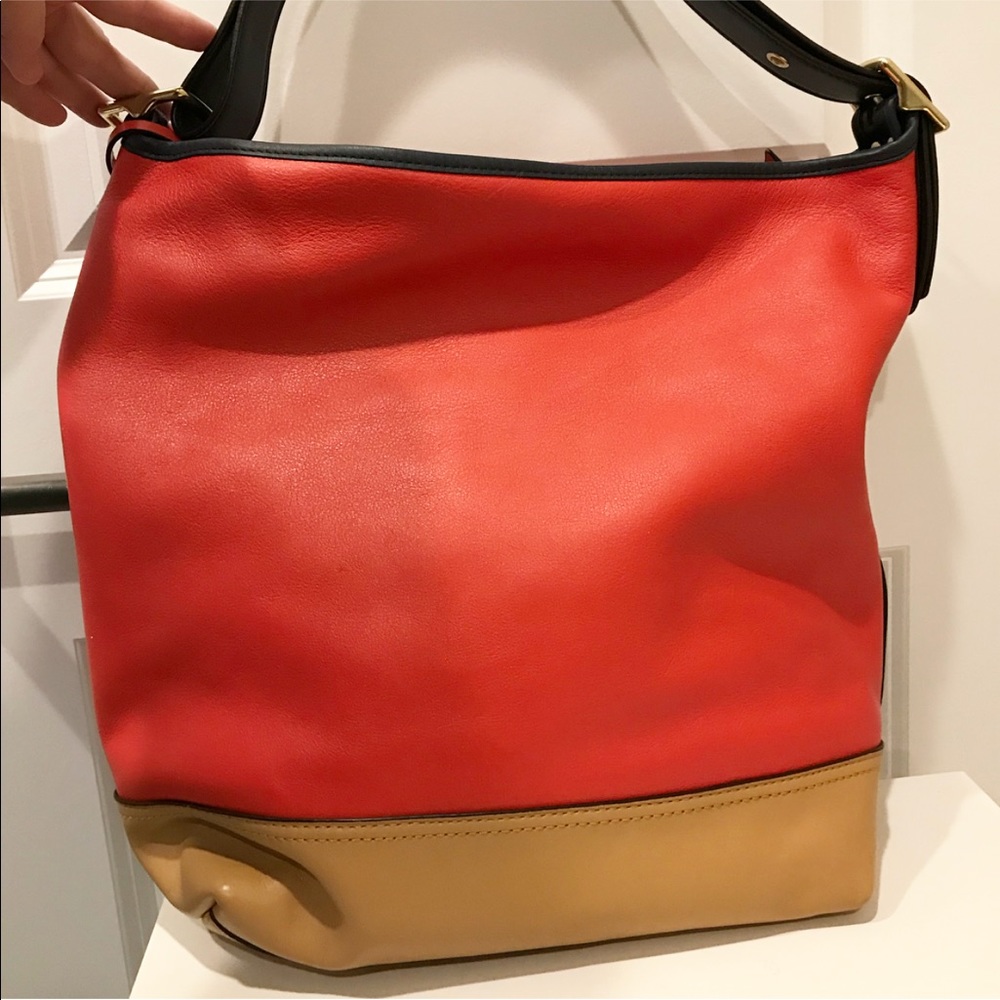COACH Large Legacy Colorblock Handbag - Picture 11 of 16