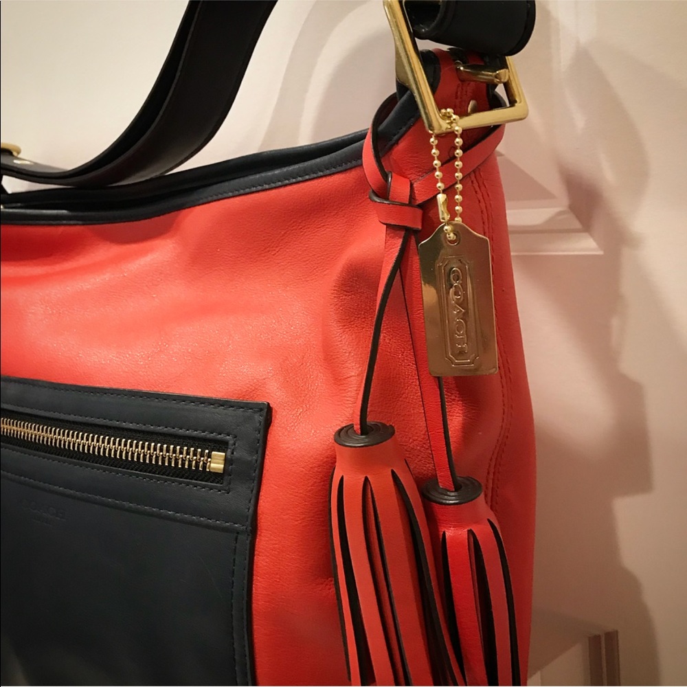 COACH Large Legacy Colorblock Handbag - Picture 6 of 16