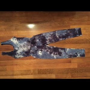 Blue Backless Tye Dye Jumper