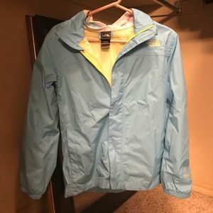 North face rain coat