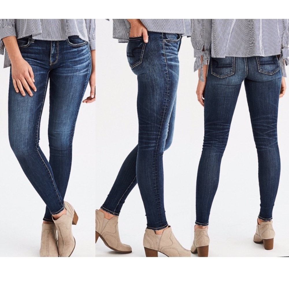 AEO HI-RISE SKINNY JEAN
