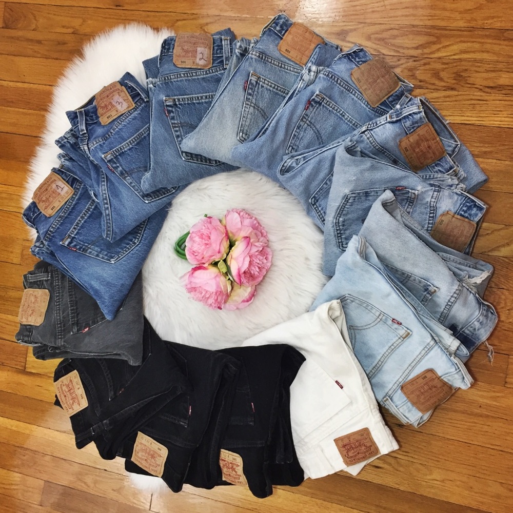 🌈👖501s in All the Colors of the Denim Rainbow!