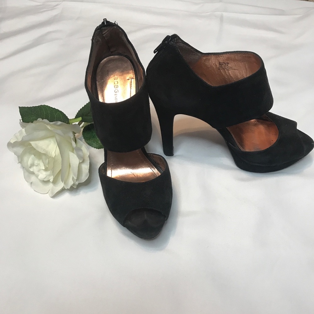 BCBGeneration Suede Platform Heels