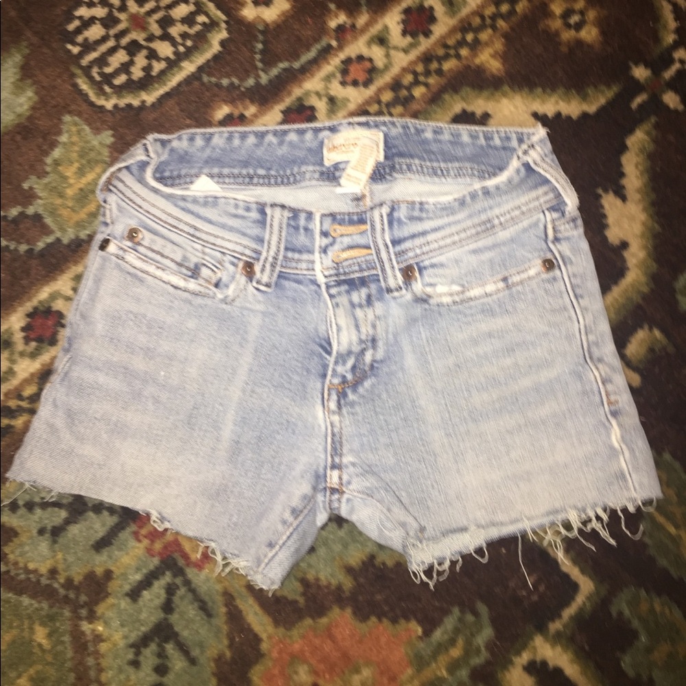 Abercrombie kids jean shorts