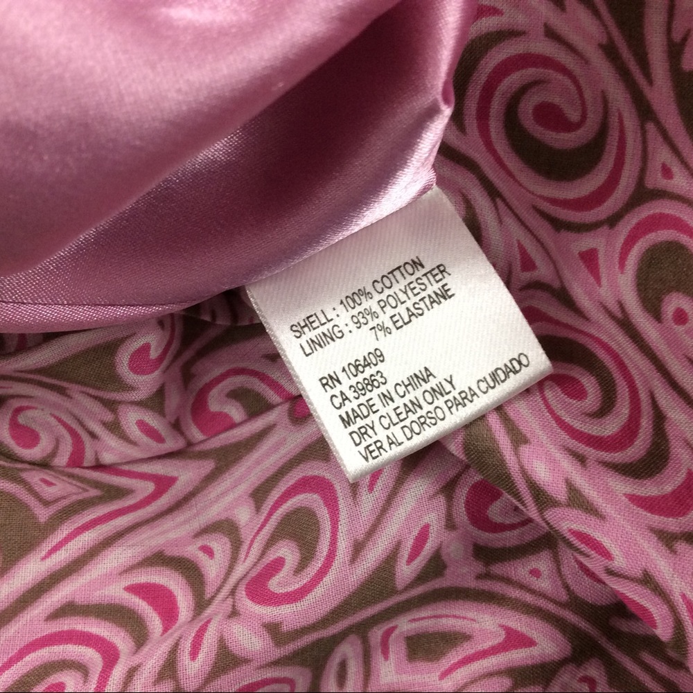 🦋Gianni Bini Pink Paisley Bubble Mini Skirt - Picture 4 of 4