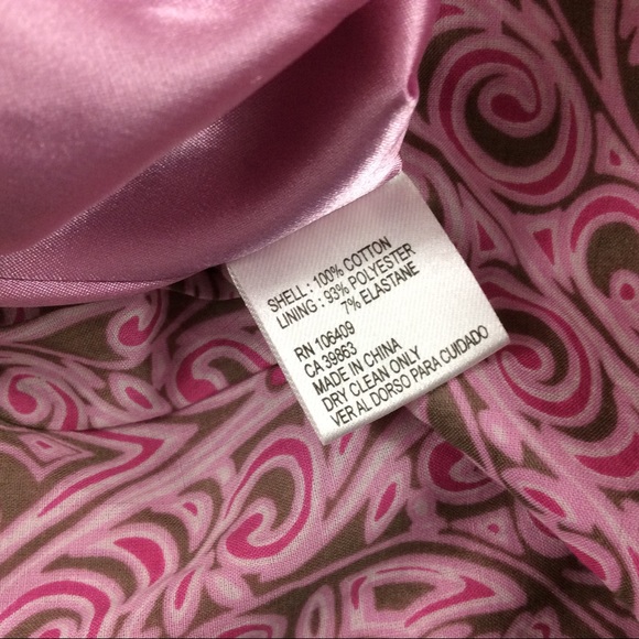 🦋Gianni Bini Pink Paisley Bubble Mini Skirt - Picture 4 of 4