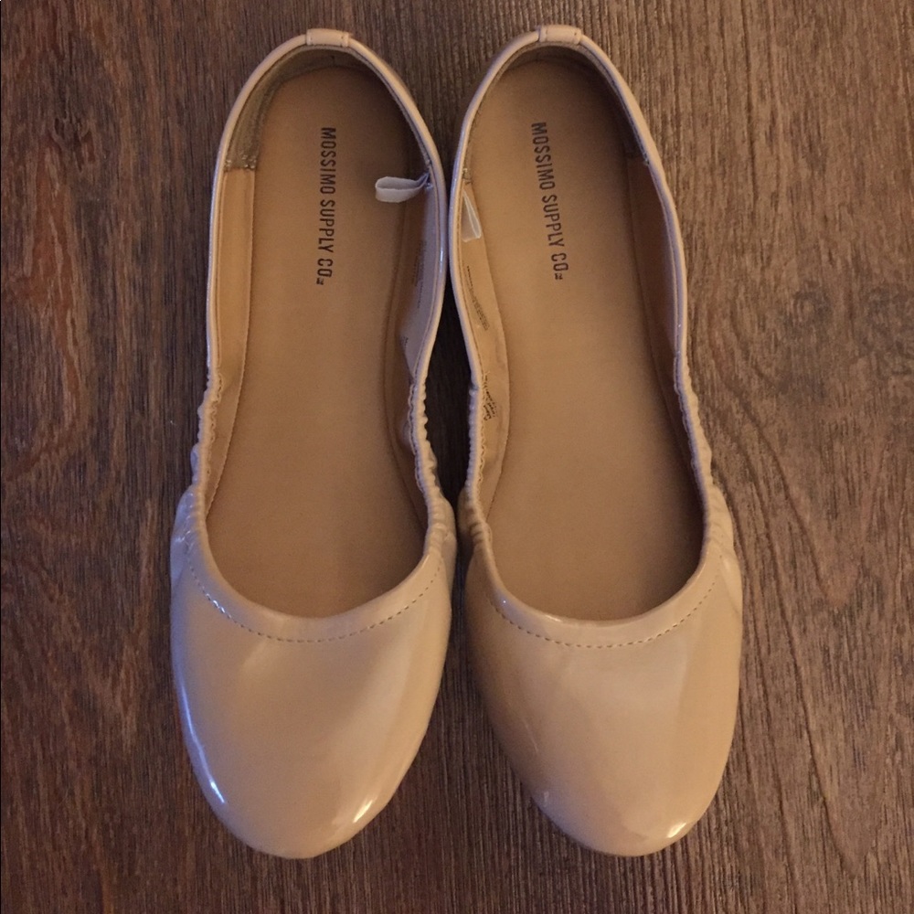 Nude Ballet Slip On Flats