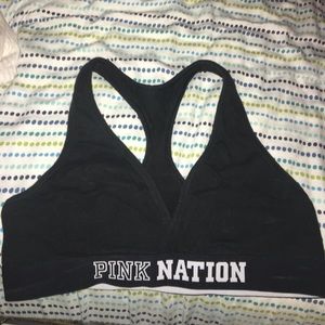 Pink Sports Bra