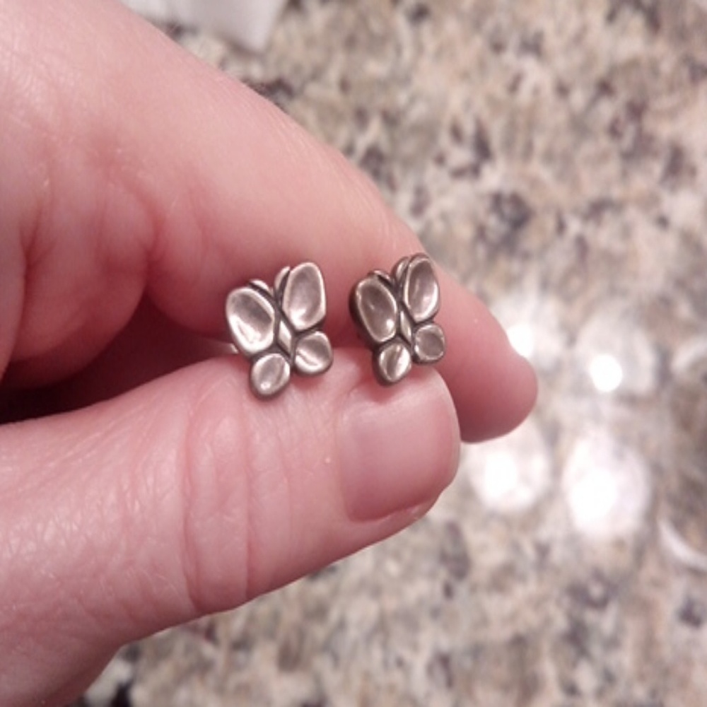 James Avery butterfly studs