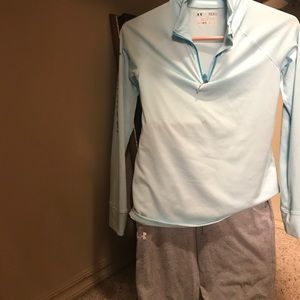 Under Armour Kids long sleeve zip and capris