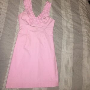Lilly Pulitzer Size 6 pink/white seersucker dress