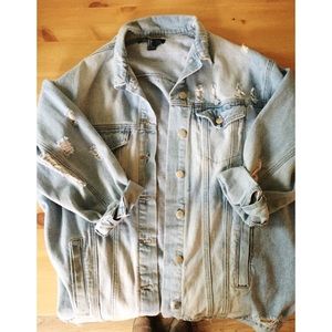 Forever 21 oversized denim jacket