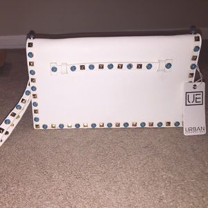 NEW WITH TAGS white(just off white) clutch