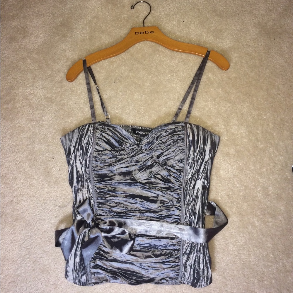 Bebe Sexy Scrunchie Strap Cami