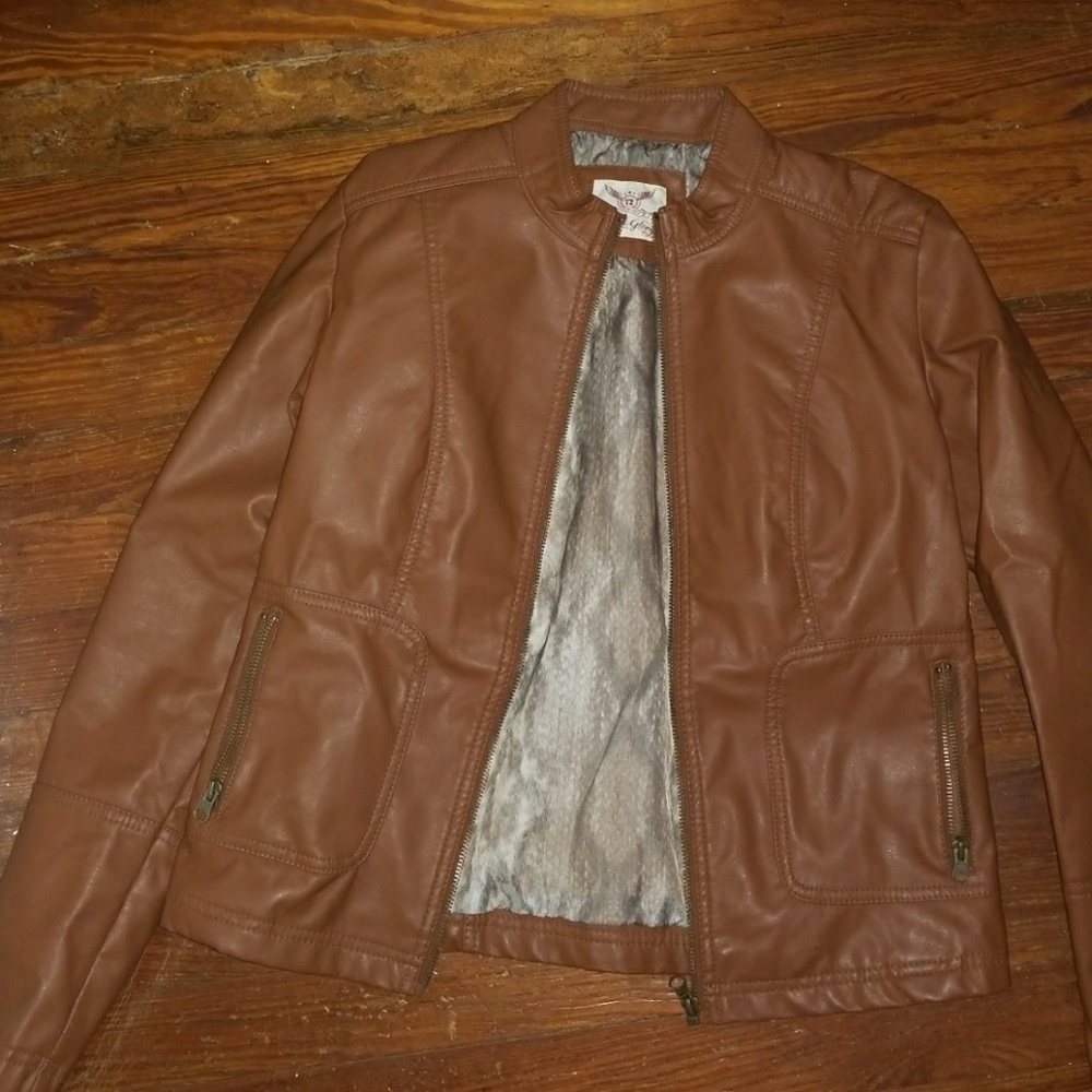 Faux leather jacket - Picture 3 of 3
