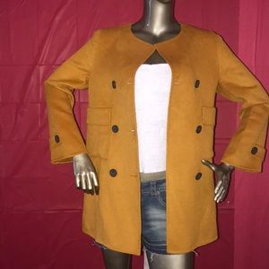 🆕 ZARA JACKET WITH DOUBLE BUTTONS