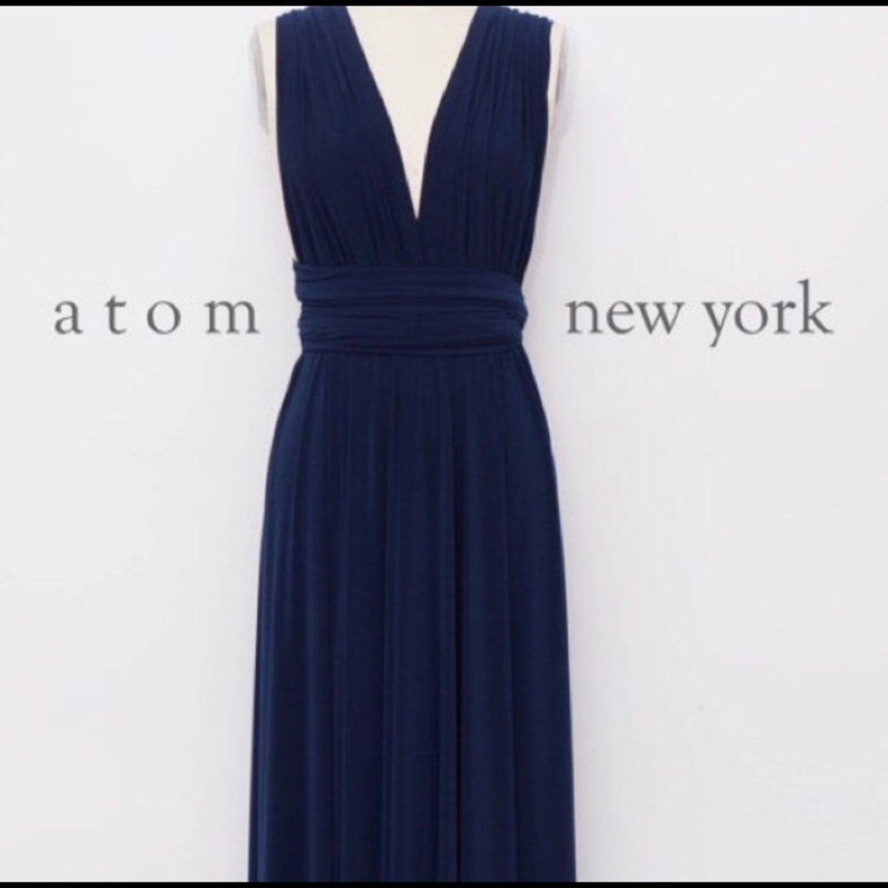 Navy Blue Convertible Dress