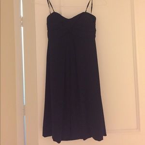 Sweetheart neckline little black dress