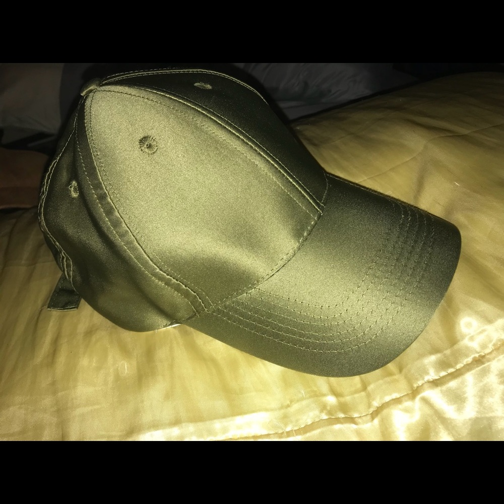 Satin baseball hat