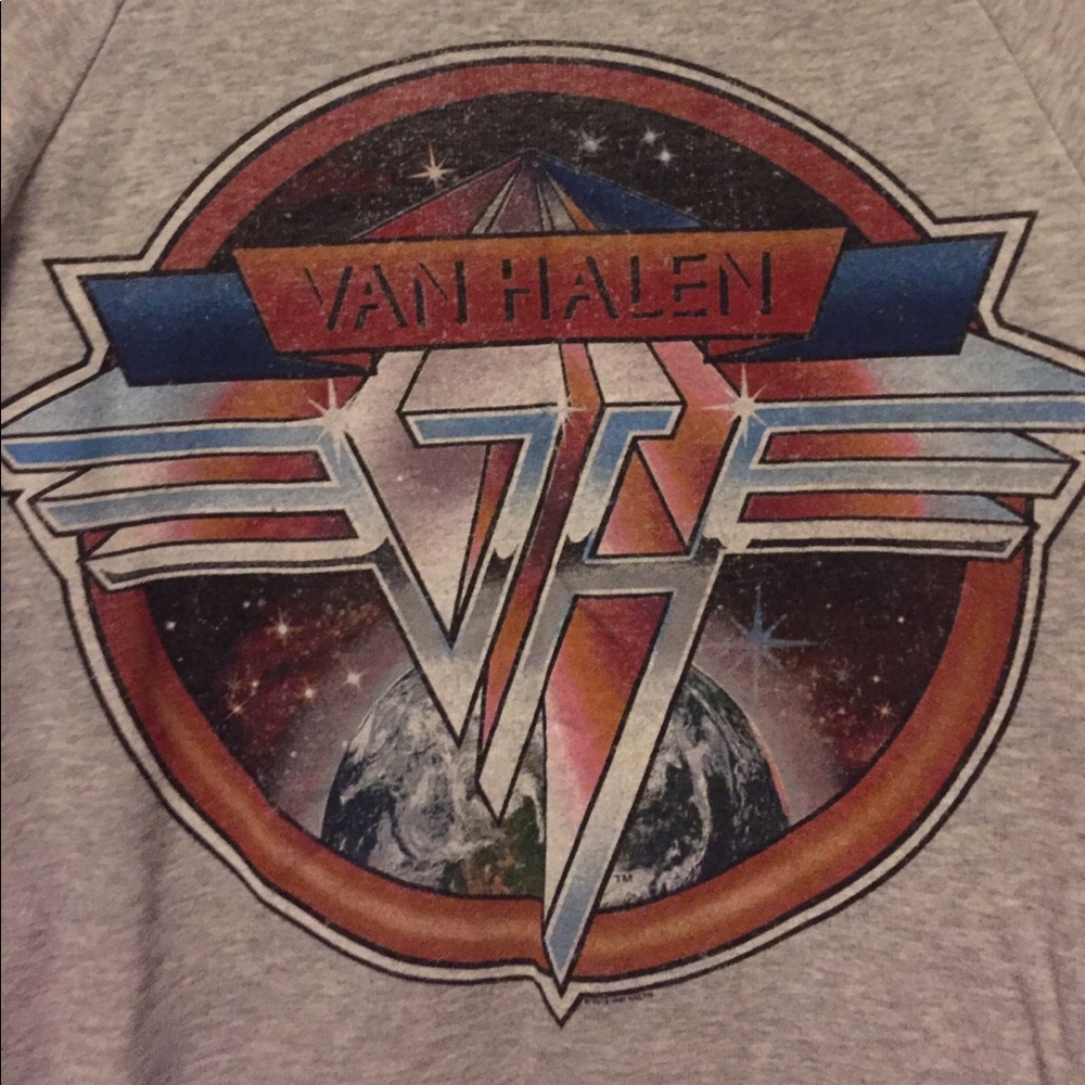 Van Halen wide neck pullover