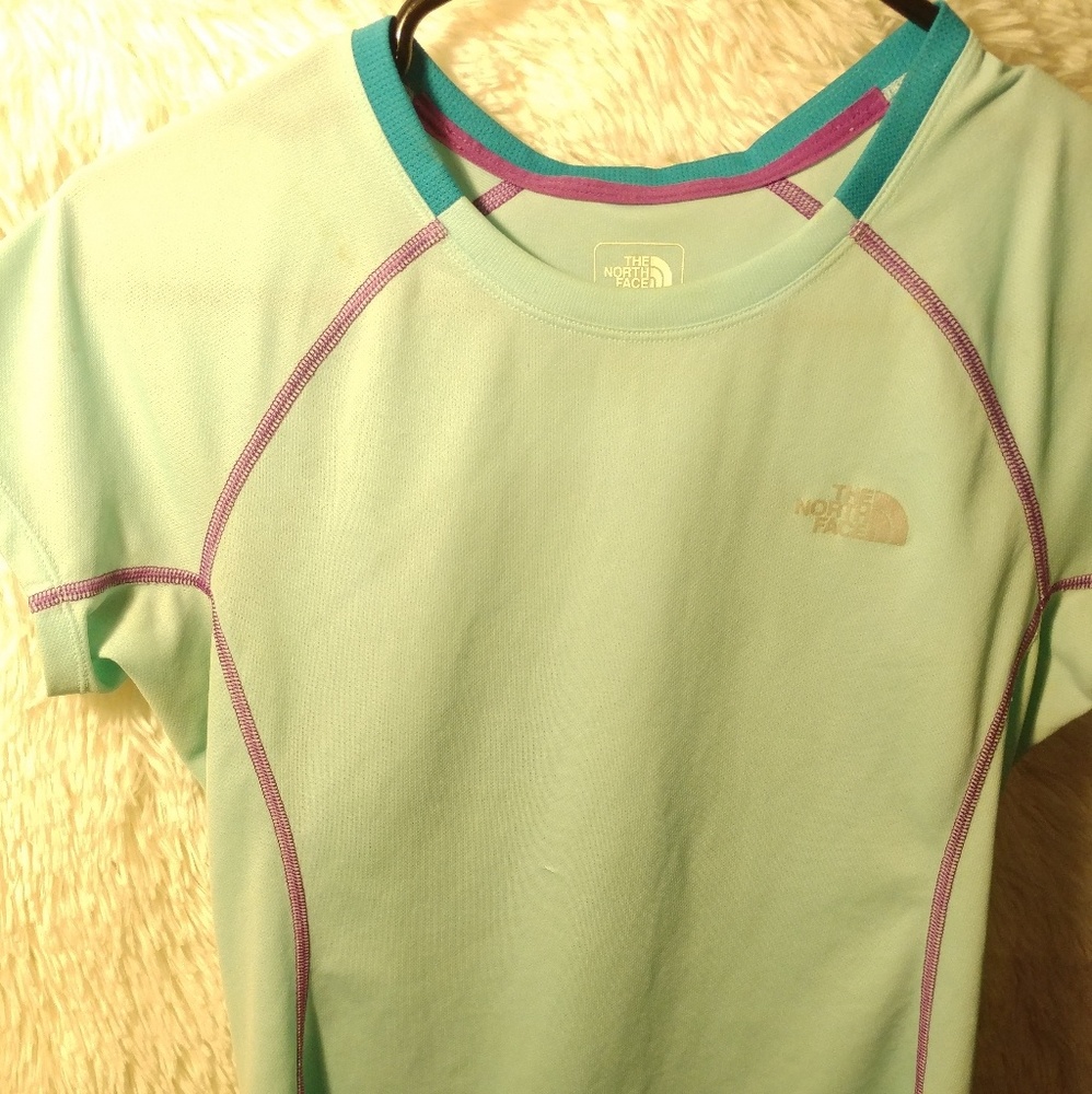 North face dri fit short sleeve workout top