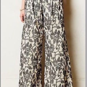 Anthropologie wide leg pants