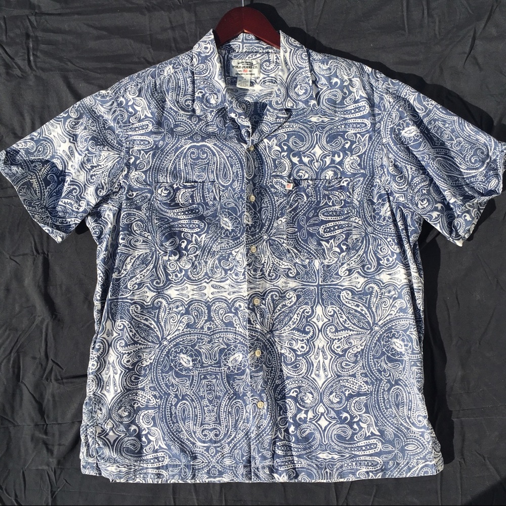 Vintage Ralph Lauren Polo Jeans Co. Paisley 🔥