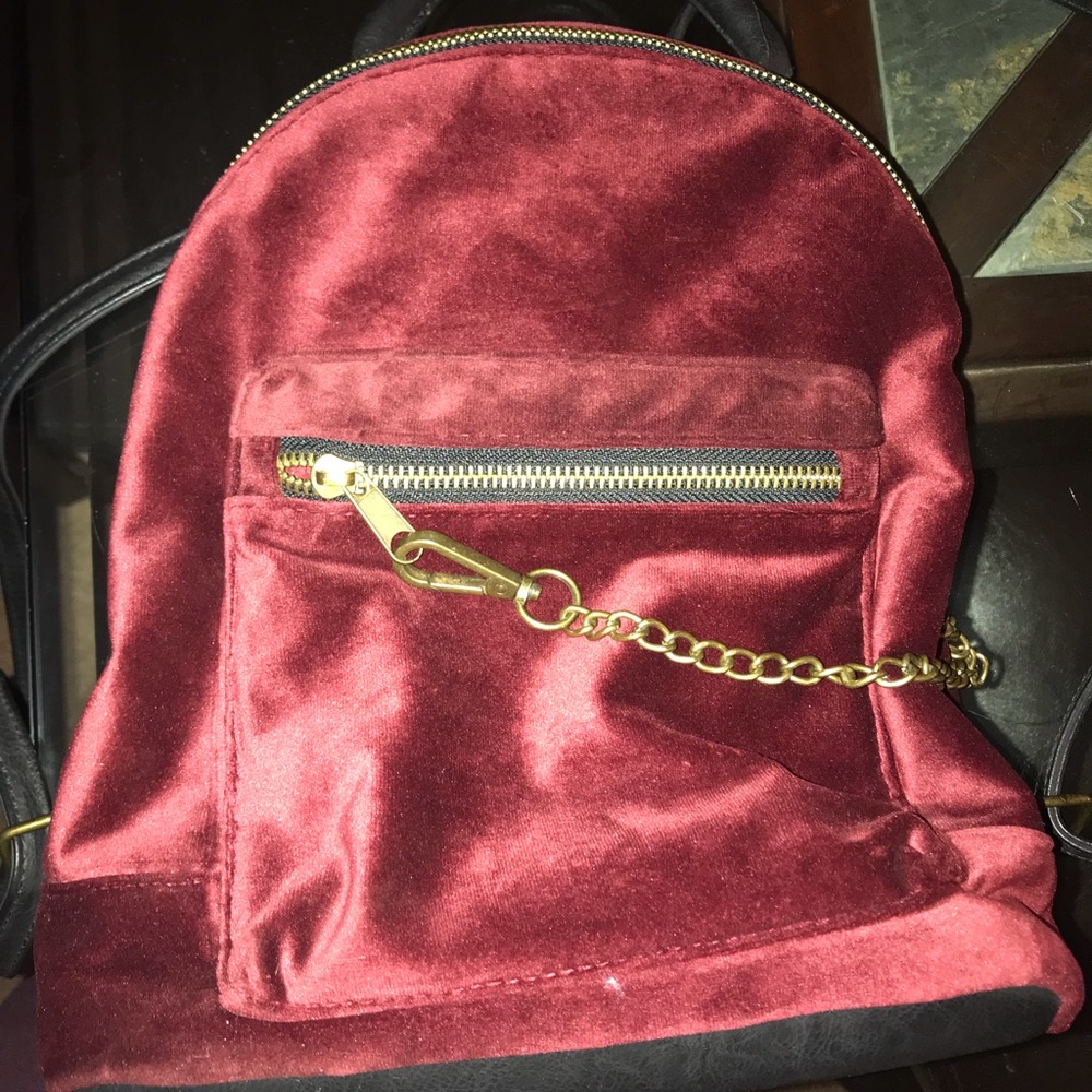 Velvet back pack