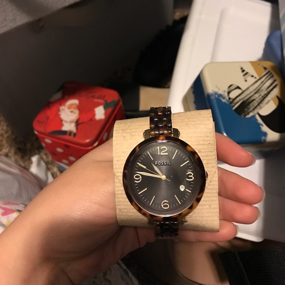 Fossil Tortoise Shell Watch