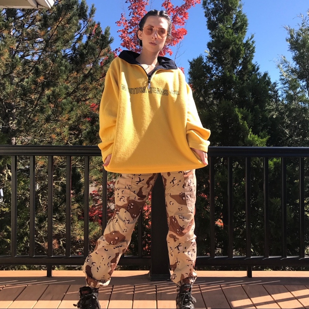 90s Nautica Fleece Pullover