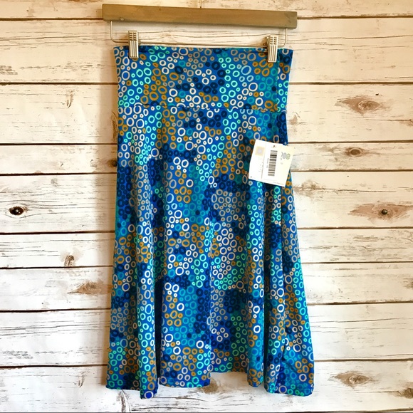 NWT LuLaRoe Azure Skirt - Picture 3 of 8