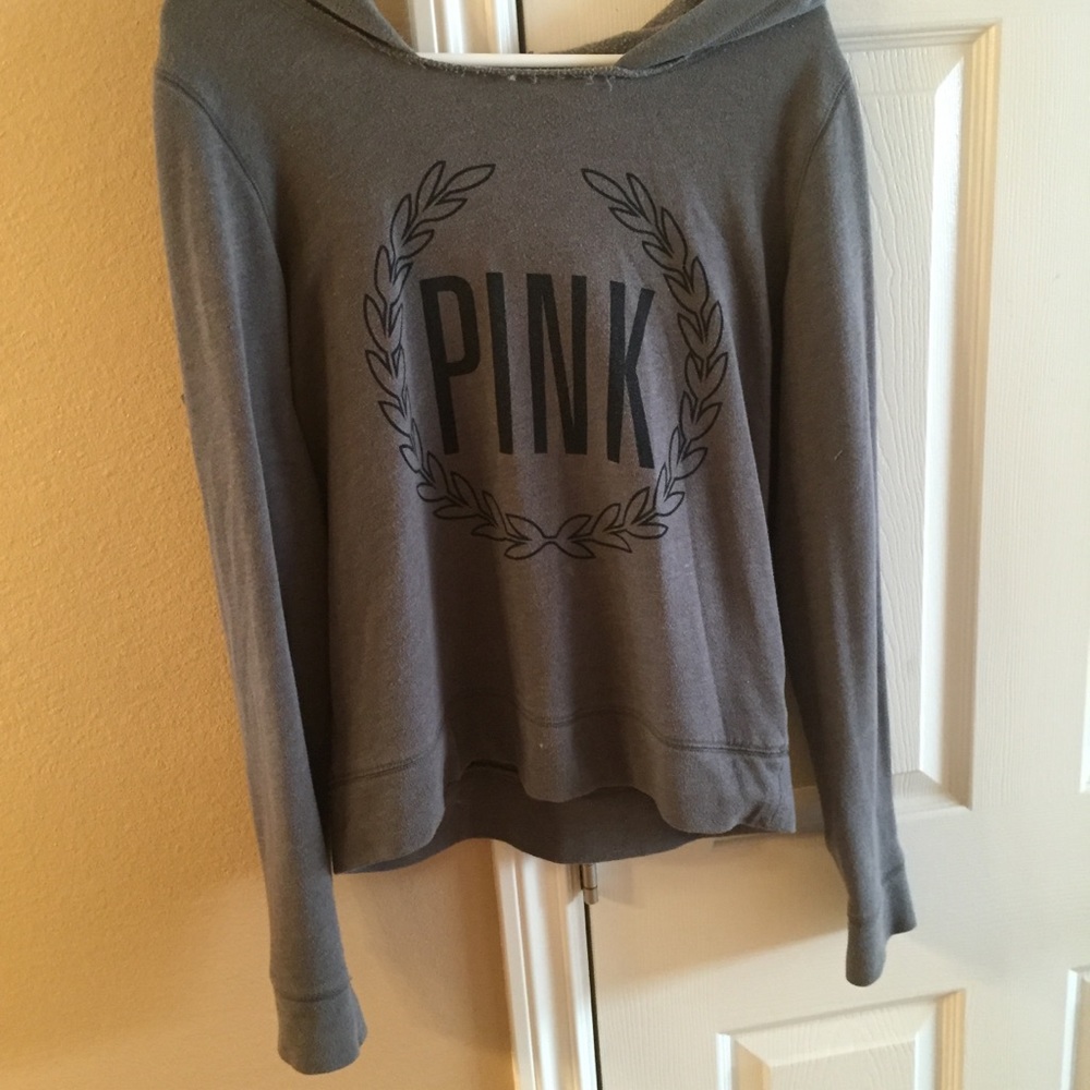 Victoria Secret Pink Grey Sweatshirt