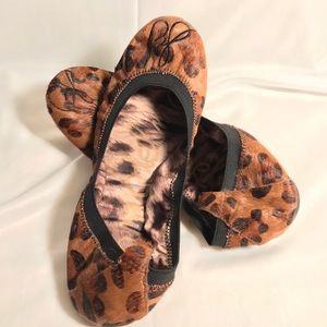 Sam Edelman Leopard Print Haircalf Flats