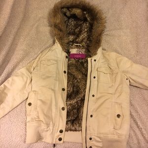 Fur winter jacket