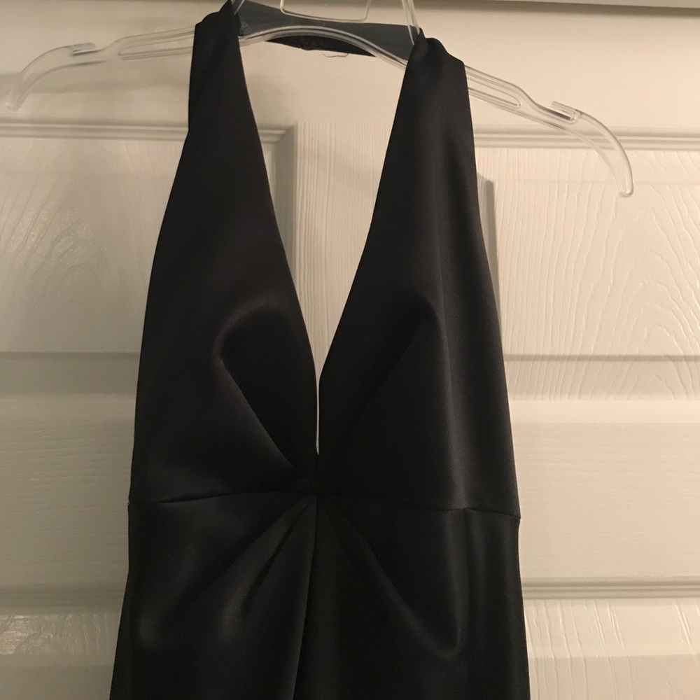 Black halter dress, Laundry by Shelli Segal Gown