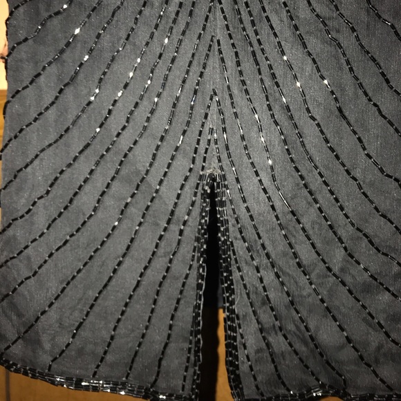 Final Price Vintage Sequins 1980s Gown - Picture 7 of 8