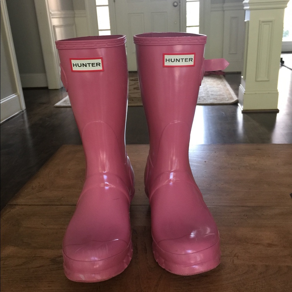 Hunter Original gloss short boots