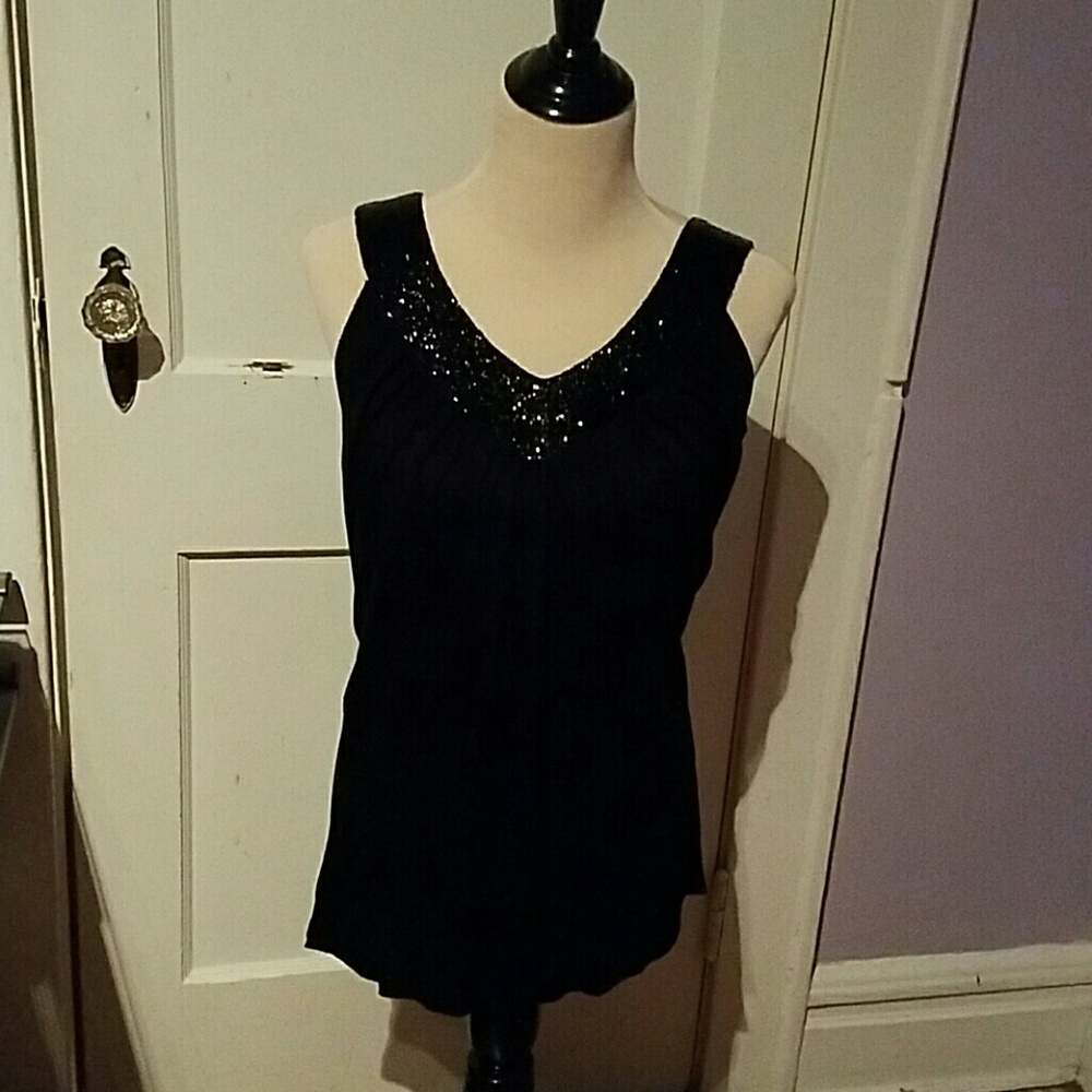 ☃Holiday Women's black dressy tank top🎄