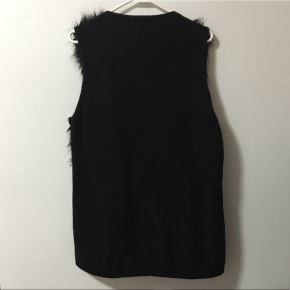 Calvin Klein Faux Fur Vest - Picture 3 of 4