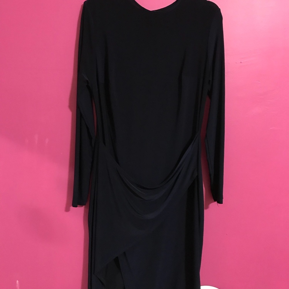 Blue party Dress with killer split