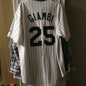 Yankees (#25Giambi) authentic jersey